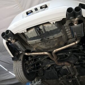 Oval Straight-Through Muffler 8×4 Inch (≈200×100 mm) Polished 304 Stainless Steel