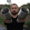 round exhaust tip