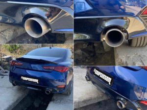 304 stainless exhaust tip