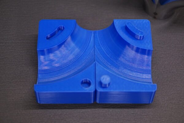 3D-printed Y-pipe cutting template for marking and cutting an exhaust bend, 63 5mm 2 5in clr95 y pipe bend cutting template 1.
