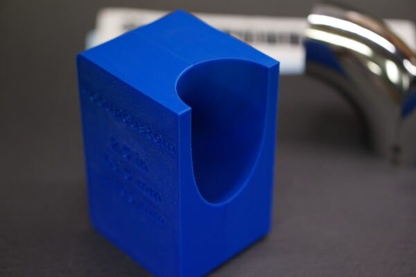 3D-printed Y-pipe cutting template for marking and cutting an exhaust bend, 63 5mm 2 5in clr95 y pipe bend cutting template 4.