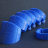 Multi-angle tube sector marking templates for pie cut exhaust bends