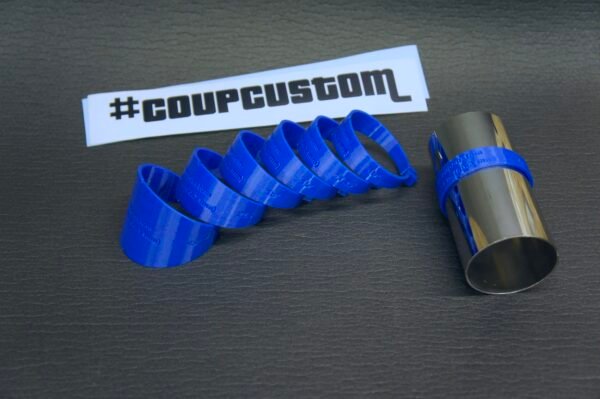 Seven-angle pie cut pipe marking templates for exhaust fabrication
