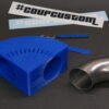 3D-printed multi-angle pipe elbow cutting template for exhaust fabrication, OD and CLR cutting guide