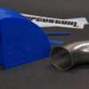 3D-printed multi-angle pipe elbow cutting template for exhaust fabrication, OD and CLR cutting guide