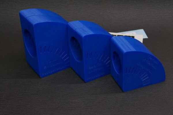 3D-printed multi-angle pipe elbow cutting template for exhaust fabrication, OD and CLR cutting guide