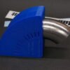3D-printed multi-angle pipe elbow cutting template for exhaust fabrication, OD and CLR cutting guide